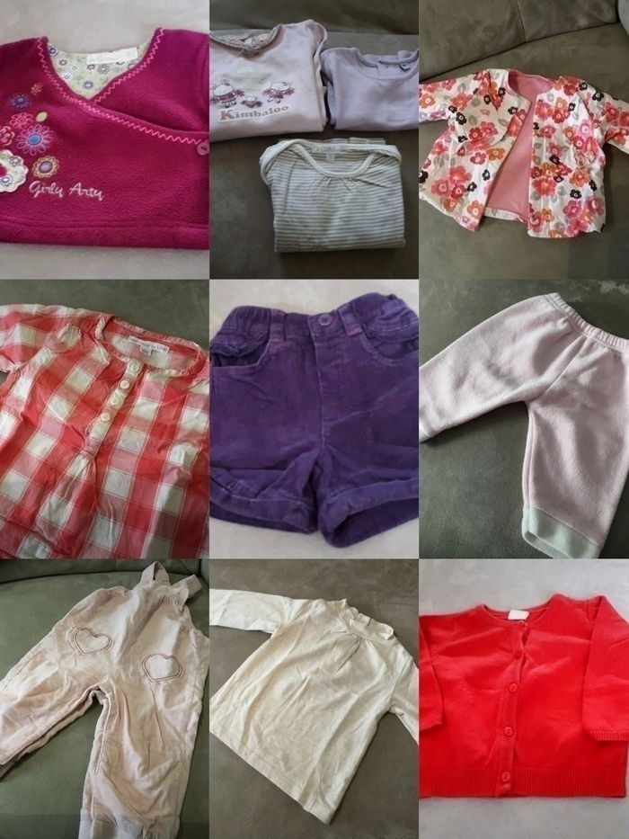 đž Lot de vĂȘtements en 6 mois