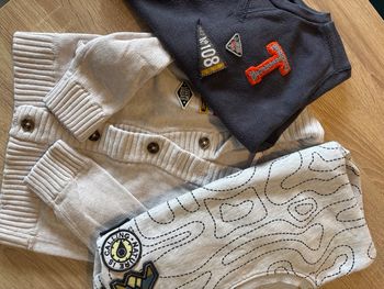 Lot de 3 pulls sweat 