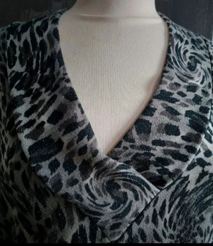 T-shirt manches courte léopard 50-52 - photo numéro 2
