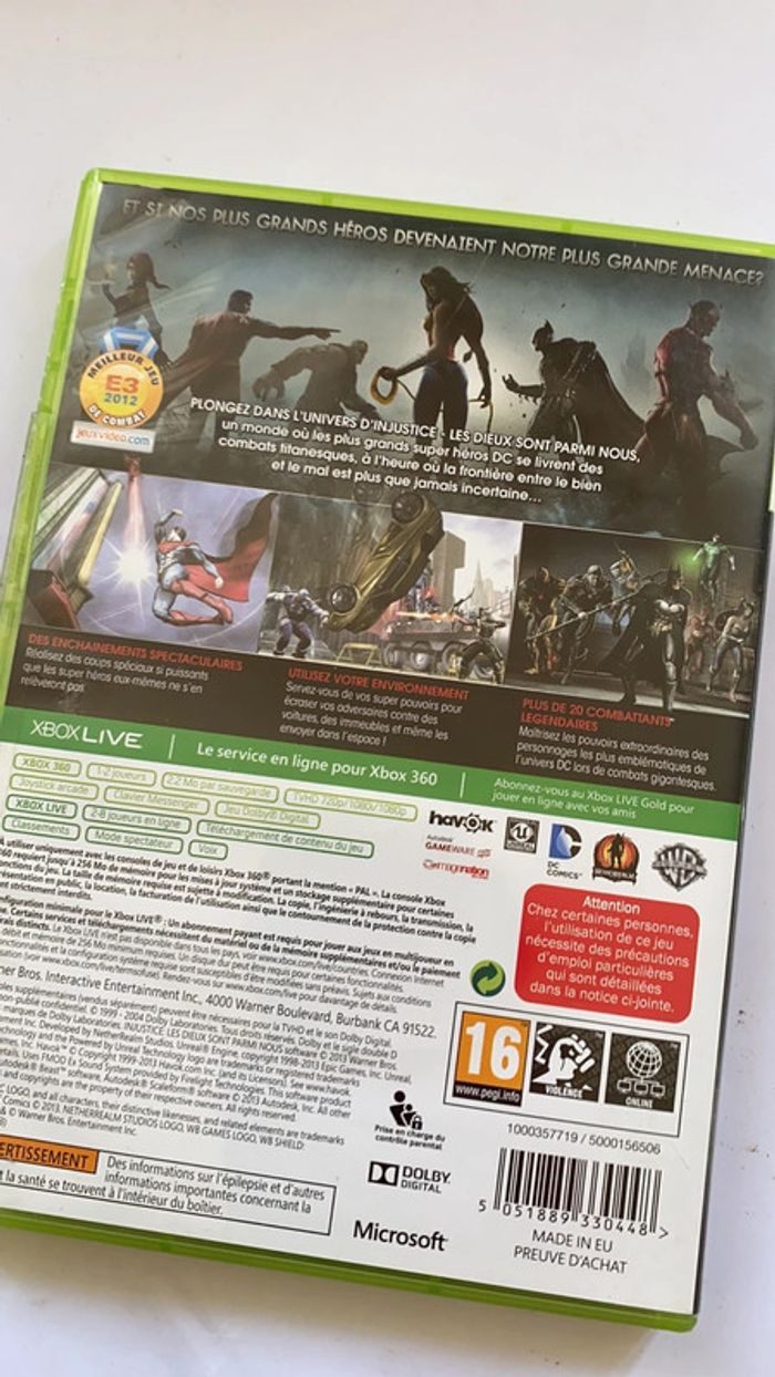 injustice xbox 360 - photo numéro 2
