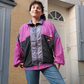 Blouson Vintage incroyable L oversize