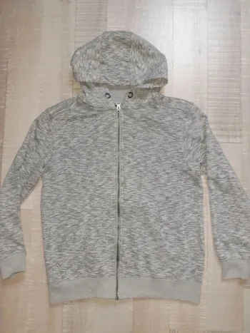 gilet veste chiné avec capuche