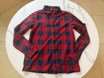 Chemise à carreaux rouge 