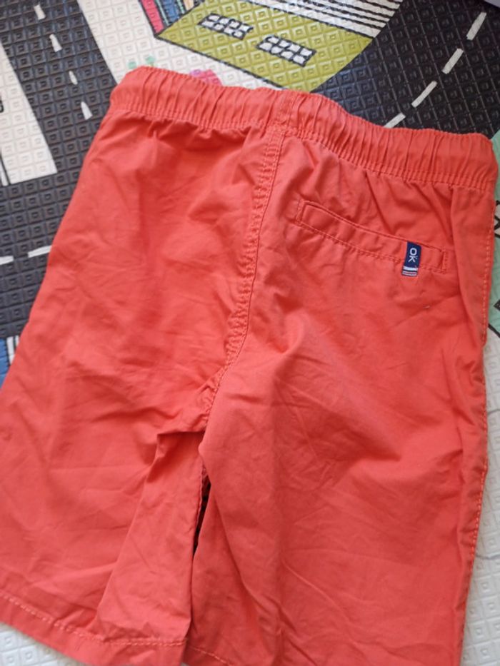 Short Okaïdi neuf slim orange jamais porté - photo numéro 3