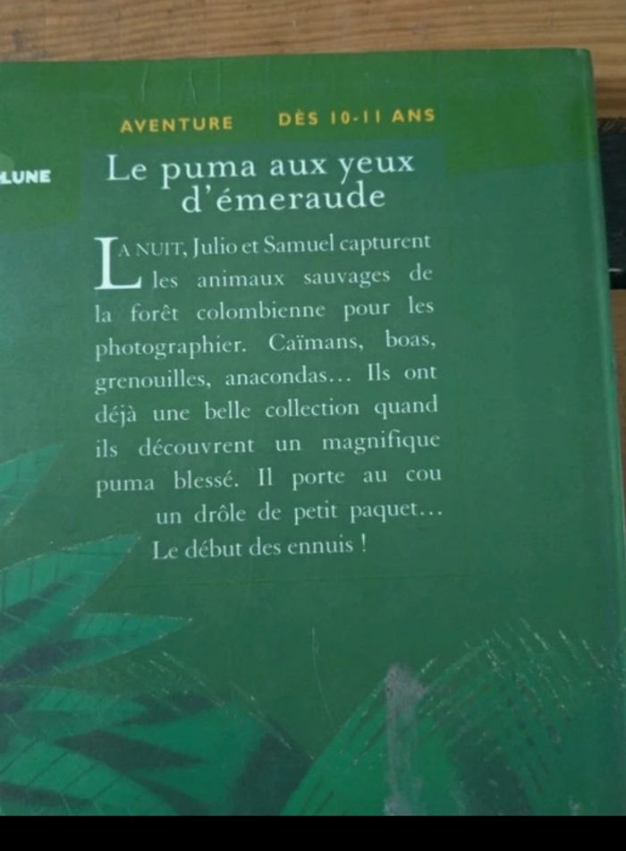 Le puma aux yeux d'émeraude - photo numéro 2