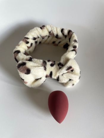 Lot Bandeau + éponge à maquillage