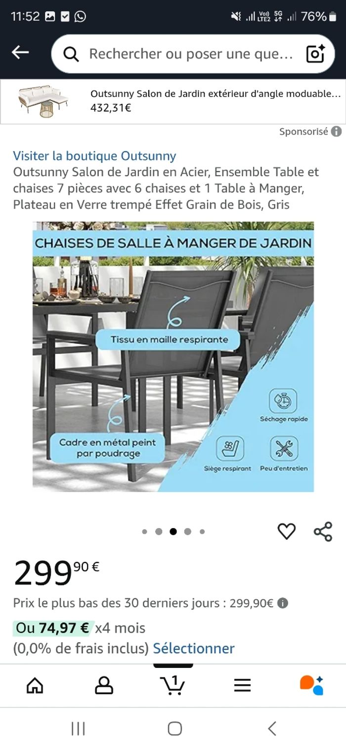 Salon de jardin - photo numéro 2