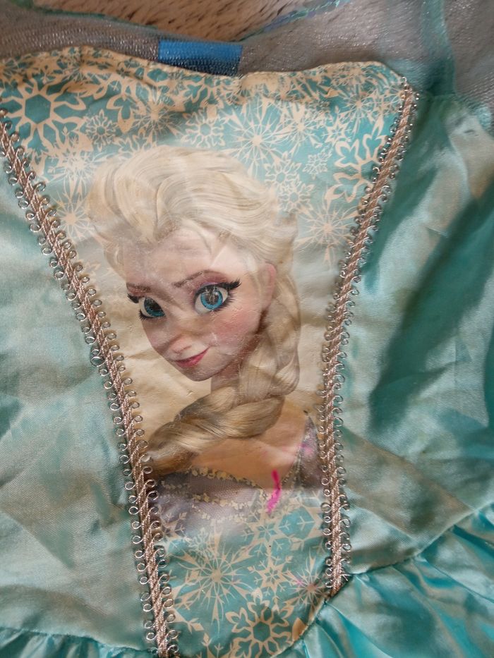 Robe Elsa reine des neiges 5 6 ans - photo numéro 3