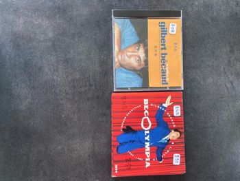 Lot 2 albums de Gilbert Becaud