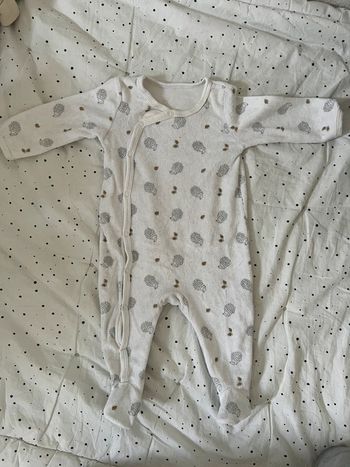 Pyjama velours hérissons 6 mois