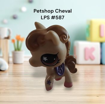 Little Petshop Cheval LPS #587 Hasbro