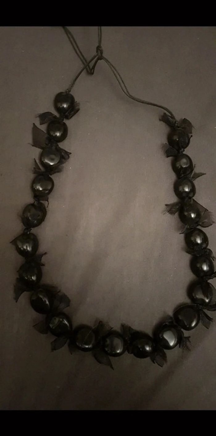 Collier grosses perles