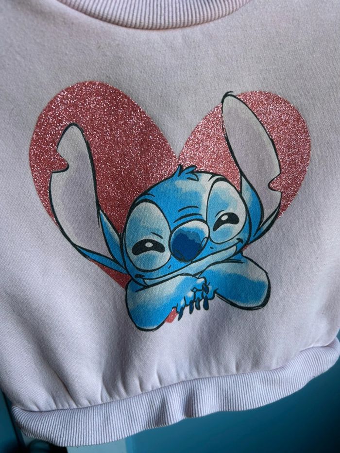 Sweat-shirt stitch rose - photo numéro 2