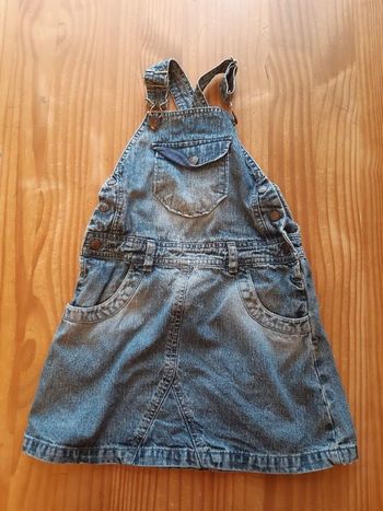 Robe salopette jean