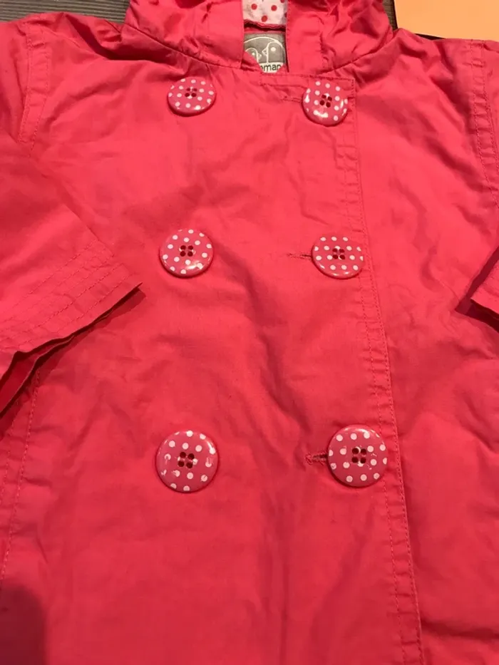Veste rose demi saison 12 mois Premaman - photo numéro 2