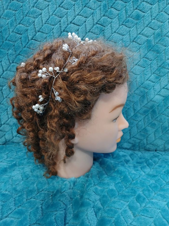 Diadème couronne décoration mariée - photo numéro 5