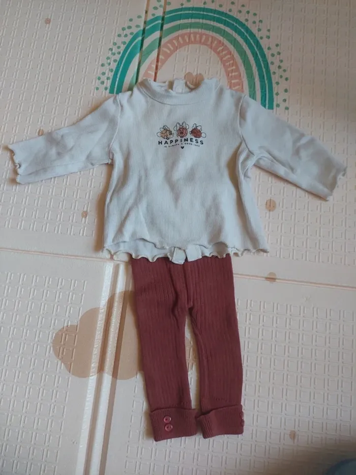 Joli ensemble Minnie taille 3 mois