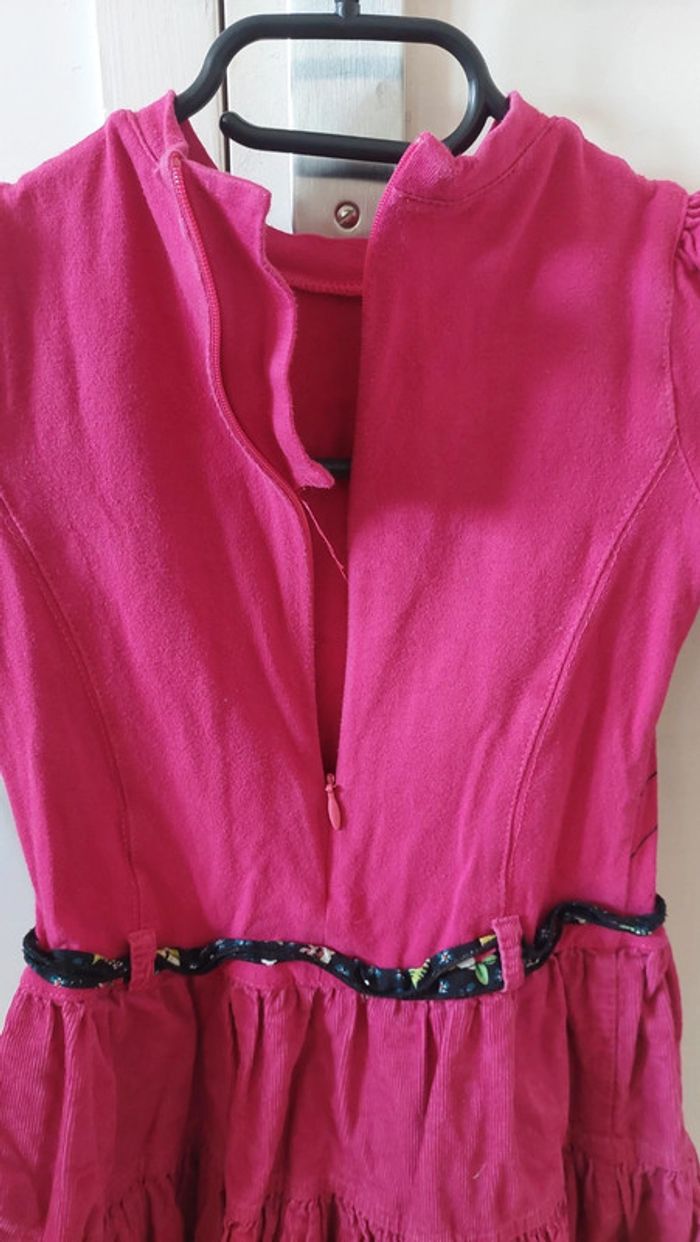 Robe fuchsia manches longues - photo numéro 5