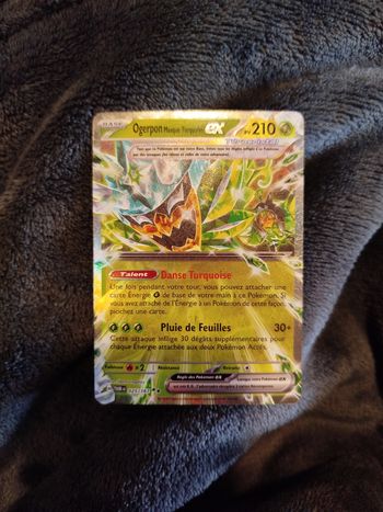 Carte Pokémon Ogerpon masque turquoise 