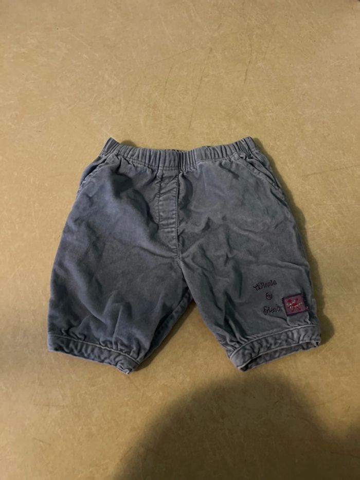 Short épais fille 18 mois