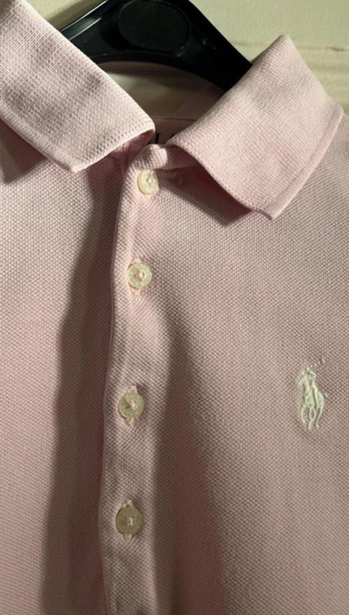 Polo piqué de coton rose 7 ans - Ralph Lauren - photo numéro 7