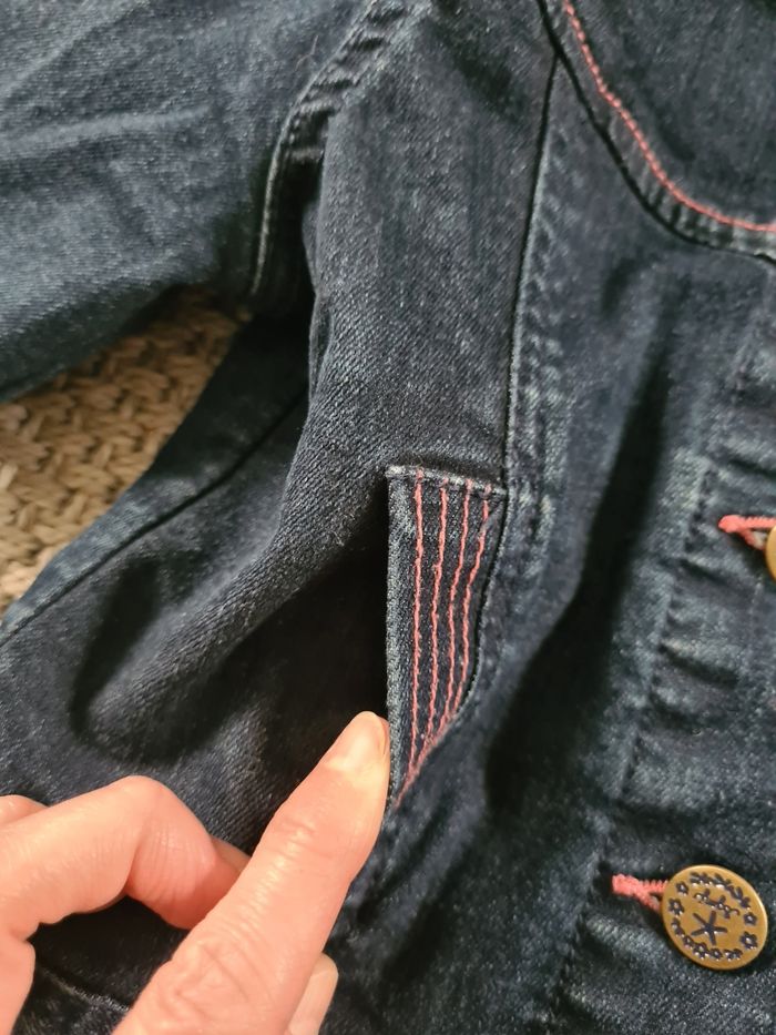 Veste en jean fille - 24 mois - photo numéro 8