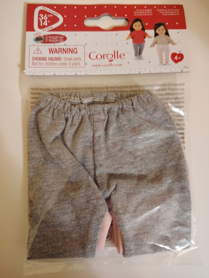 Lot de 2 leggings corolle
