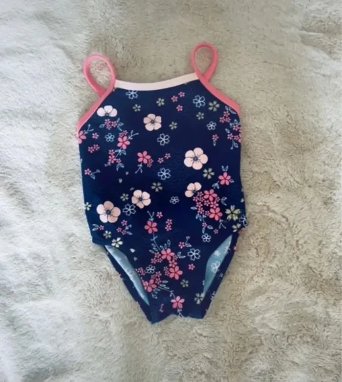 Maillot de bain fleurit 1 pièce