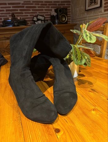 Bottes noires à talon