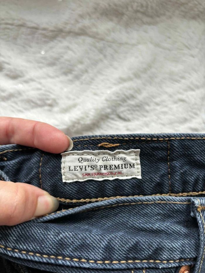 Jean levi’s lot 501 S bleu foncé homme coupe slim taille W28 38 M L32 - photo numéro 8