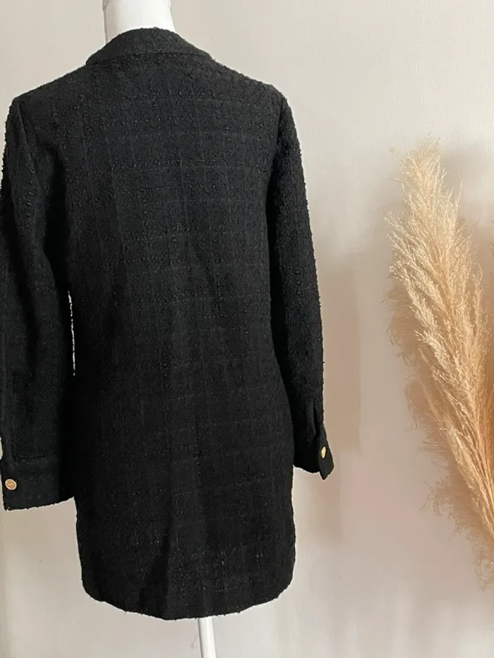 Zara robe Veste blazer tailleur texturé taille XS - photo numéro 7