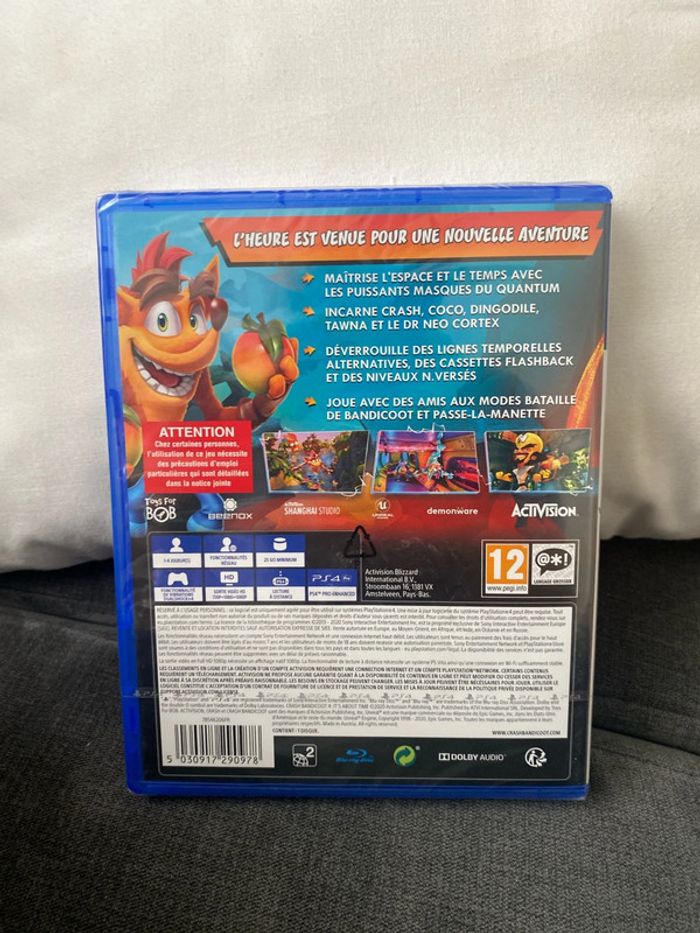 Crash bandicoot 4 (PS4) - Neuf - photo numéro 2