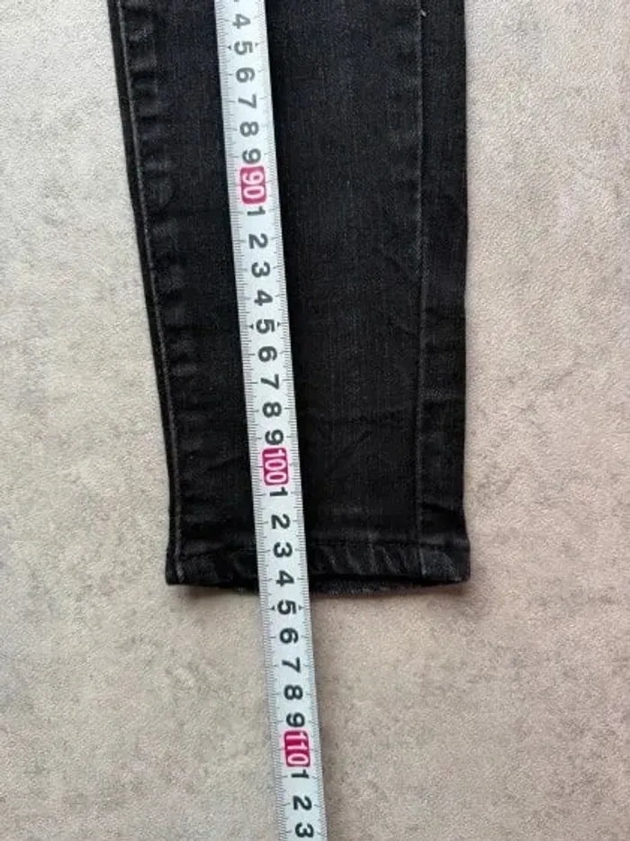 Jeans Levi's 720 W30 FR40 L32 coupe skinny noir Femme Women pan563b - photo numéro 4