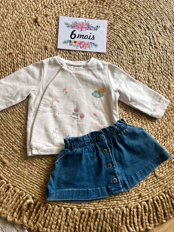 Ensemble vertbaudet 6 mois