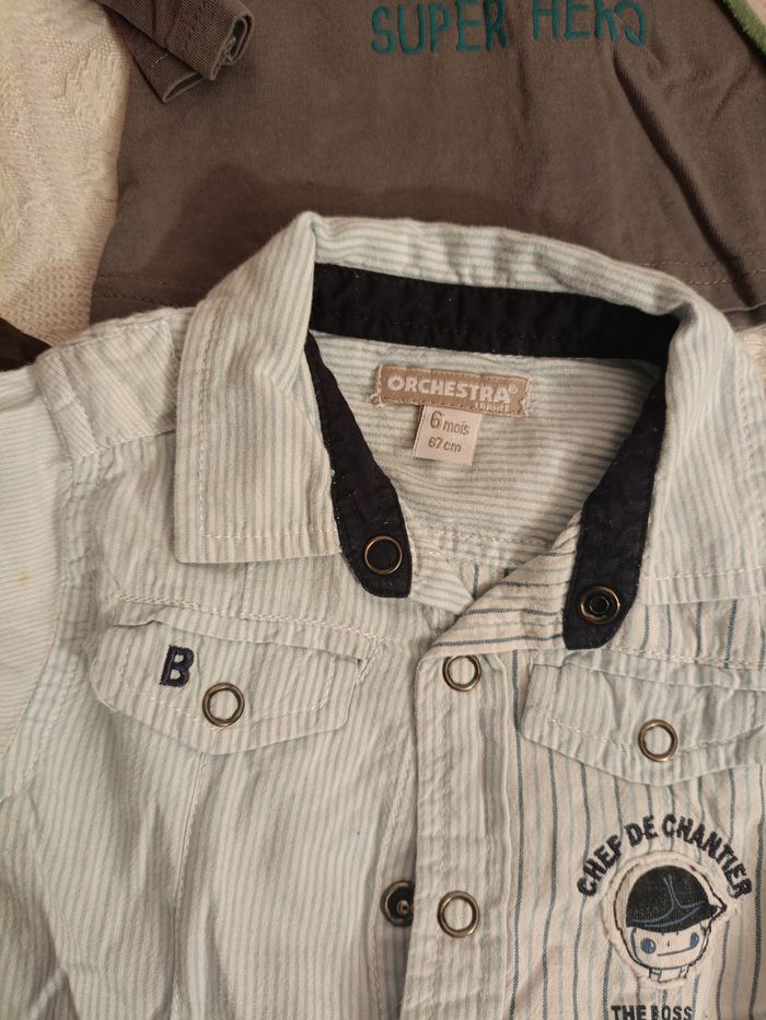 Lot tee-shirt taille 6 mois - photo numéro 3