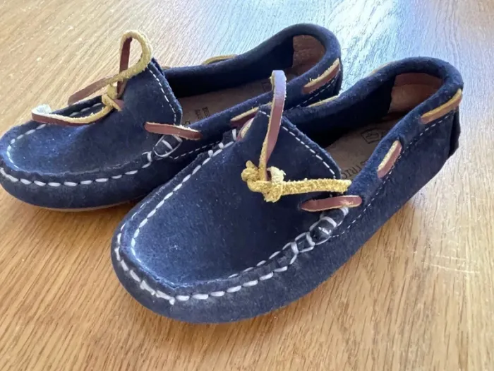 Mocassins bateau bleues garçon 23