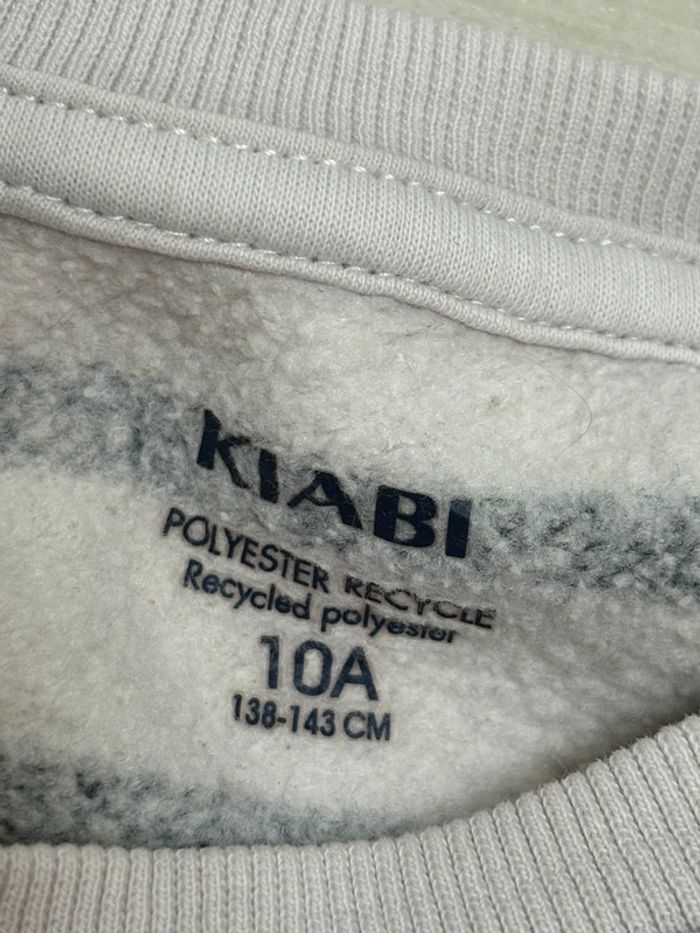 Pull ligné avec cœur rouge à paillettes « you are here » - photo numéro 4