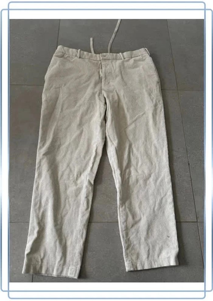 Pantalon crème pour homme, très bon état,48x98cm