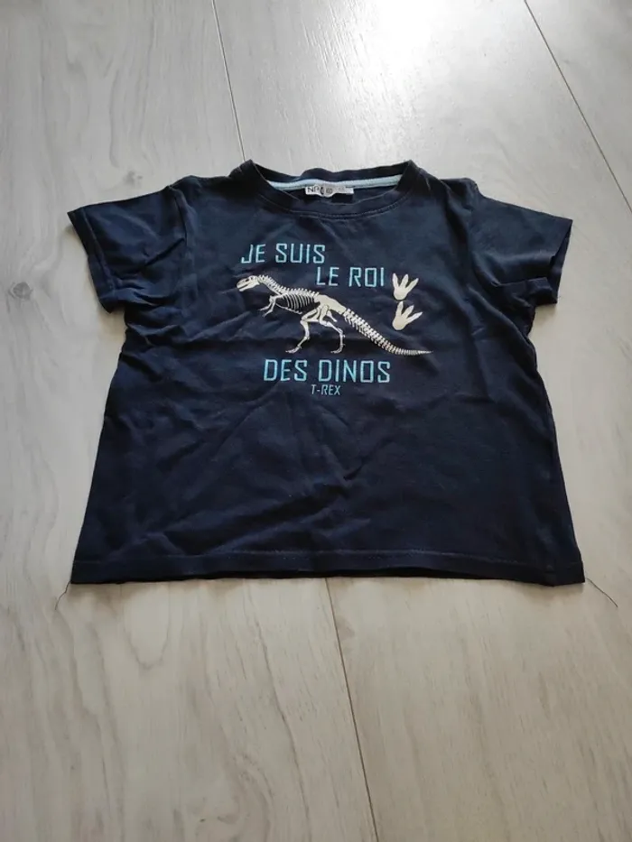 T shirt dino 4 ans