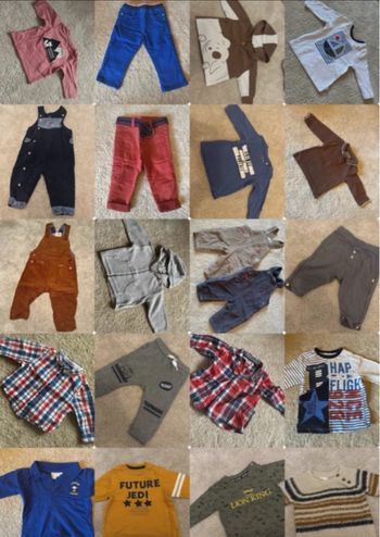 Lot de vêtements bébé garçon 6 mois - 25 articles