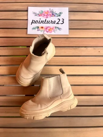 Bottines beige Zara 23