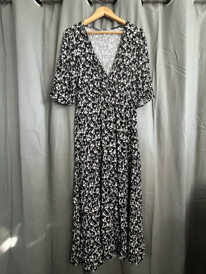 Robe longue fleuris