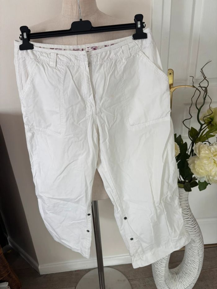 Pantacourt léger blanc T42