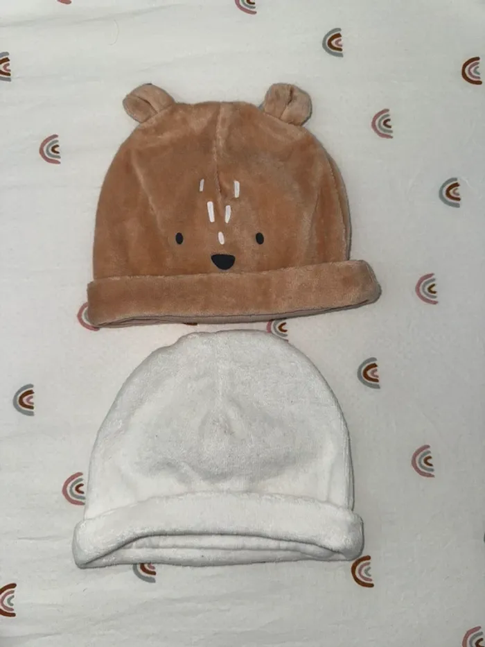 2 bonnets polaire