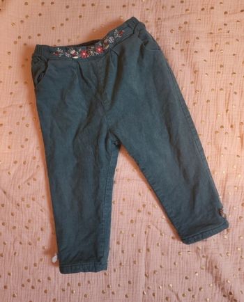 Pantalon chaud doublé sergent major 18 mois