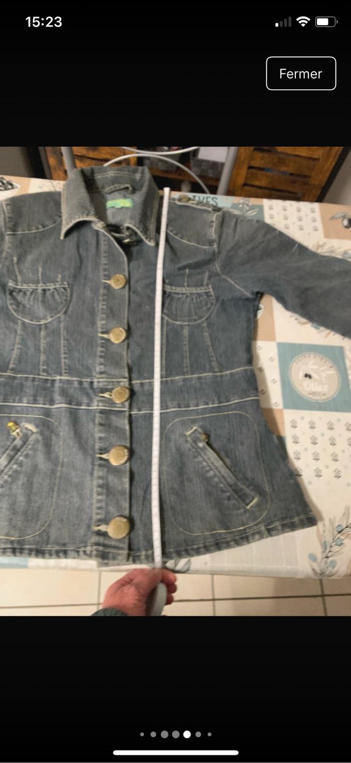 Veste en jean taille 40/42 - photo numéro 3