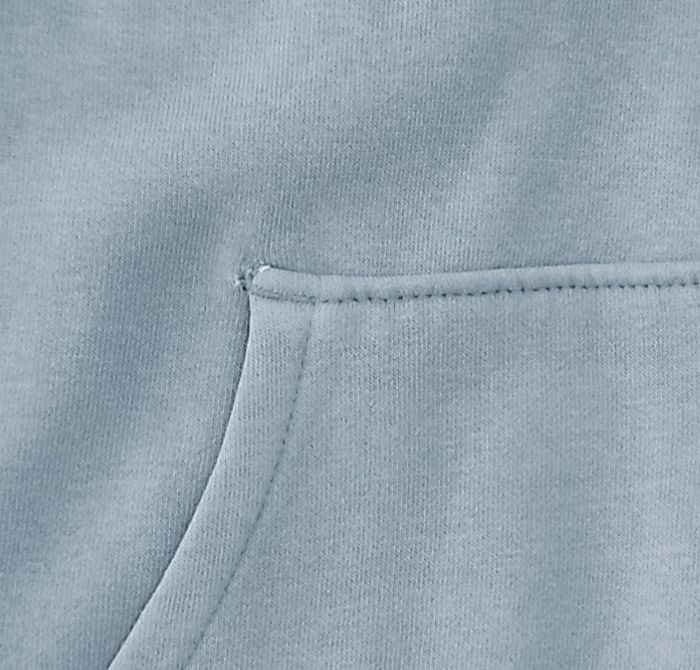 Gilet zippé  à capuche bleu ciel - photo numéro 6