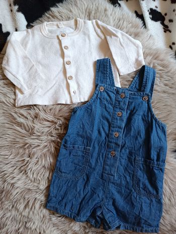 Jolie ensemble petit bateau 6 mois