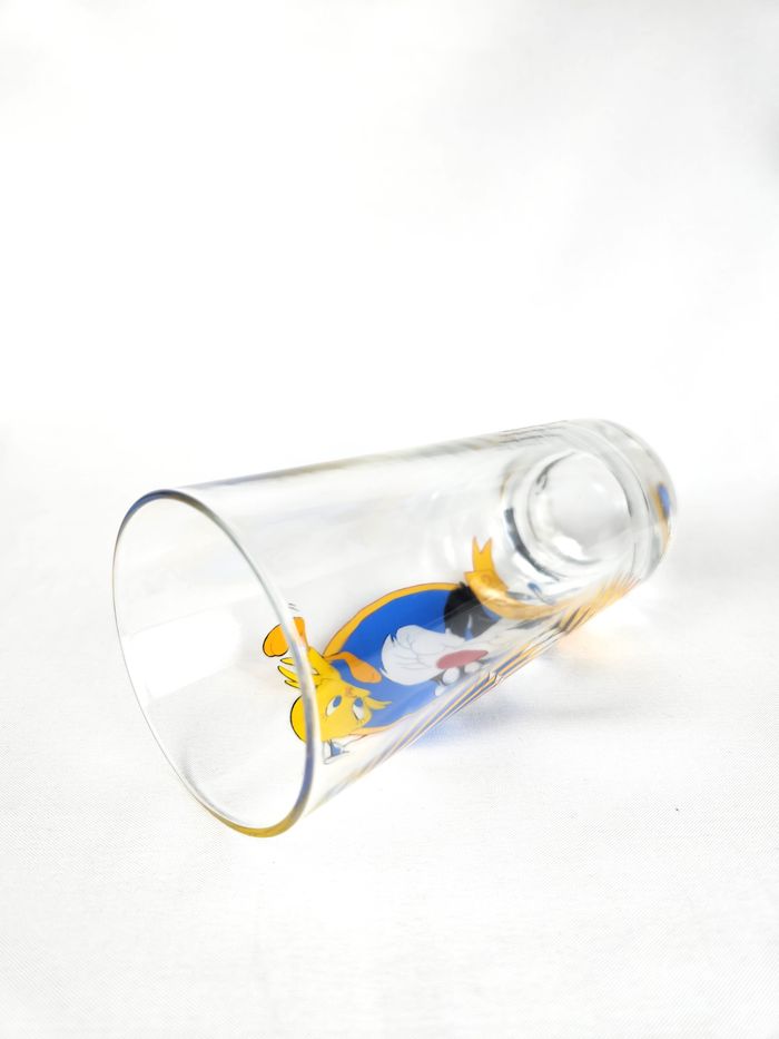 Verre Looney Tunes Titi & Grominet 1993 Warner Bros - photo numéro 5