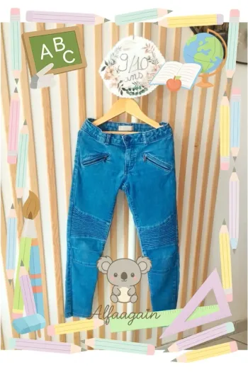 Jean 9/10ans fille zara
